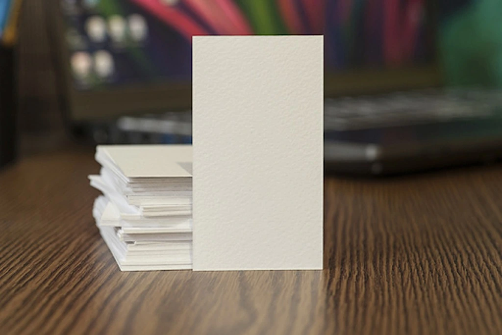 A stack of cards on the table